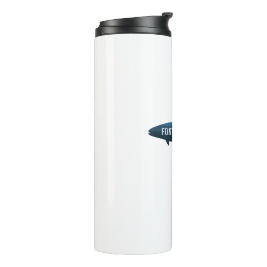 フォンタナレイクノースカロライナ魚 タンブラー (回転左)