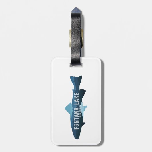 フォンタナレイクノースカロライナ魚 ラゲッジタグ (裏面縦)