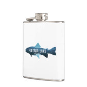 フォンタナ湖 ノースカロライナ州 魚 フラスク (左)