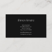 フォンダントピンクネイルアート 名刺 (裏面)