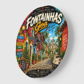 フォンテインハス ラージ壁時計 (傾斜)