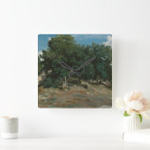 フォンテンブローのオークの木 スクエア壁時計 (ホーム)