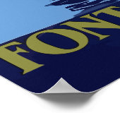 フォンテーヌブルー – フランス ポスター (角)