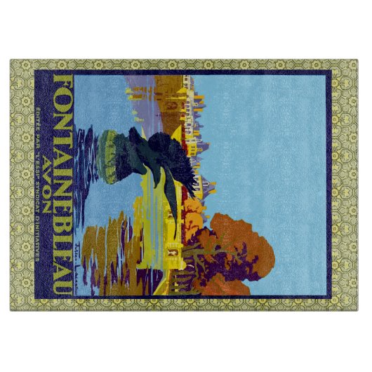 フォンテーヌブローフランスのアヴォンフランス カッティングボード (正面)