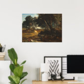 フォンテーヌブロー – Jean-Baptiste – コローファインアートポスト ポスター (ホームオフィス)