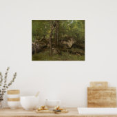 フォンテーヌブロー – Jean-Baptiste – コローファインアート ポスター (キッチン)