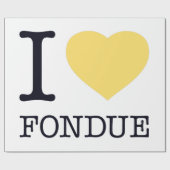フォンデュが大好き ラッピングペーパー (フラット)