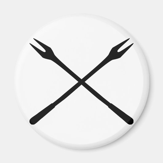 フォンデュ唾のアイコン マグネット (正面)