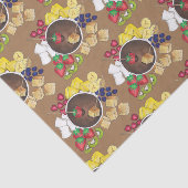 フォンデュ・フルーツケーキベリーMarshmallowデザートフード 薄葉紙 (詳細)