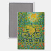 フォンデルパークのモーニンググロー マグネット (正面/裏面)