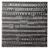 フォントの凸版印刷のタイプを完了して下さい タイル (正面)