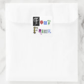 フォントの異常でおもしろいなタイポグラフィの発言 スクエアシール (バッグ)