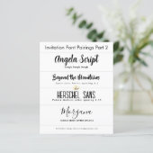 フォントの組み合わせ招待状Part 2 by LeahG (スタンド正面)