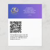 フォントの組み合わせ招待状Part 2 by LeahG (裏面)