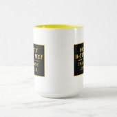 フォントの麻薬常習者の信号器のコーヒー・マグ マグカップ (中央)