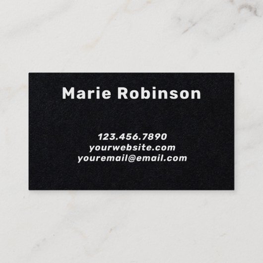 フォントはっきりしたHELLOホットオレンジファイアブラック抽象芸術 名刺 (裏面)