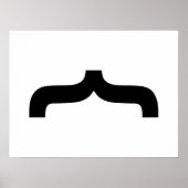 フォントひげ ポスター (正面)