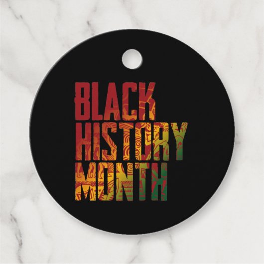 フォントスタイルトリカラーブラック履歴月 フェイバータグ (正面)