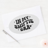 フォントスタイル 楕円形シール (封筒)