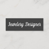 フォントファンシーミニマリスト スキニー名刺 (正面)