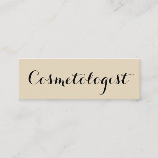 フォントファンシーミニマル スキニー名刺 (正面)