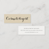 フォントファンシーミニマル スキニー名刺 (正面/裏面)