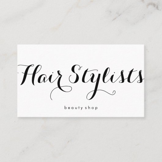 フォントファンシーミニマル 名刺 (正面)