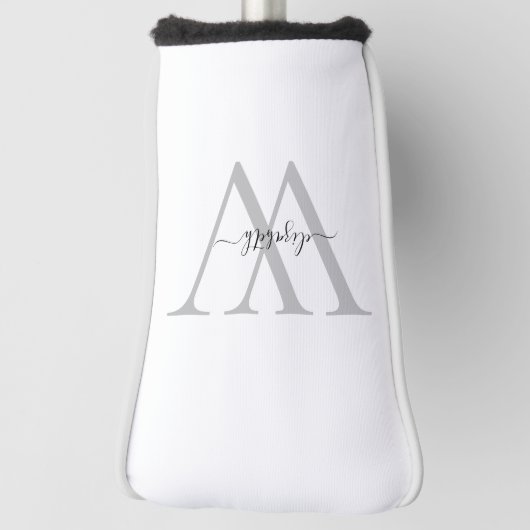 フォントモダン名前をカスタムする&イニシャルニュートラルパター ゴルフヘッドカバー (回転90)