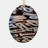 フォント設定用の文字 セラミックオーナメント (右)