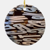 フォント設定用の文字 セラミックオーナメント (裏面)