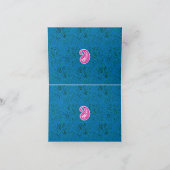 フォント, アート, マゼンタ, シンボル, サークル, パターン, ロゴ サンキューカード (内部)