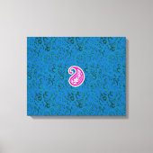 フォント,アート,マゼンタ,記号,円,パターン,ロゴ, キャンバスプリント (正面)