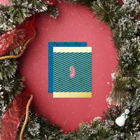 フォント，アート，マゼンタ，記号，円，パターン，ロゴ， 箔シーズンポストカード (インサイチュ)