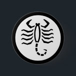 フォント〔占星術の〕十二宮図:蠍座 カラー&アイディア 缶バッジ<br><div class="desc">EDDA Froehlichおもしろい/EDDArtによるかわいらしアイディア |あなた自身のシンボルカスタマイズ、背景、文字詳細、フォントスタイル、フォントサイズと色を追加することによってあなたの大事な行事のために簡単に。 |他のアイディア、デザインおよび製品感じは無料で私には連絡: contact@eddart.deまたはここを見る： www.zazzle.com/eddartshop*およびここに： www.zazzle.de/eddartiful* |〔占星術の〕十二宮図フォント記号の例：蠍座（文字： F）</div>