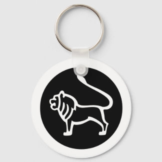 フォント〔占星術の〕十二宮図: LEO +カラー&アイディア キーホルダー