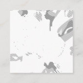 フォント，音楽，モノクロ，円，パターン， monochr 予約カード (裏面)