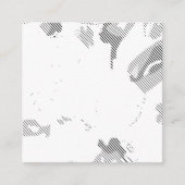 フォント，音楽，モノクロ，円，パターン， monochr 予約カード (正面)