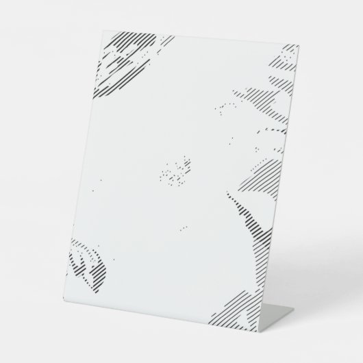 フォント，音楽，モノクロ，円，パターン， monochr 台座サイン (正面)