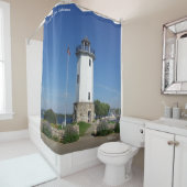 フォンドデュラックライトハウスシャワーカーテン シャワーカーテン (インサイチュ)
