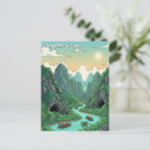 フォンニャケバン，ベトナム ポストカード (スタンド正面)