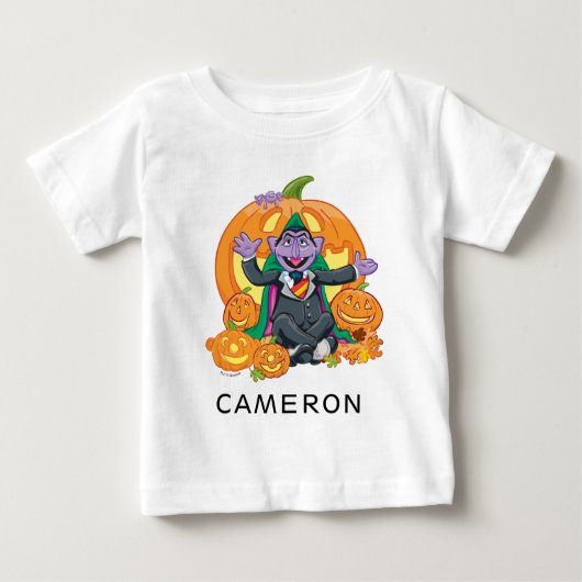 フォン数 |ハロウィン・カプチン ベビーTシャツ (正面)