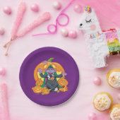 フォン数 |ハロウィン・カプチン ペーパープレート (パーティー)