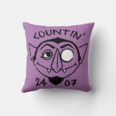 フォン・カウント・スケート・ロゴ – カウンティン' 24/7 クッション (裏面)