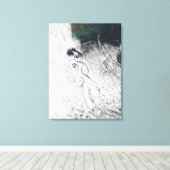 フォン・カルマン雲渦 キャンバスプリント (インサイチュ (ウッドフロア))