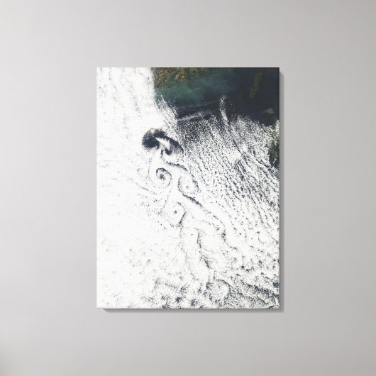 フォン・カルマン雲渦 キャンバスプリント (正面)