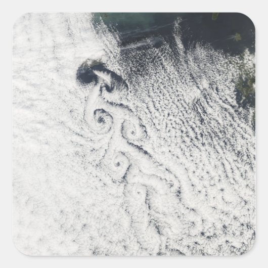 フォン・カルマン雲渦 スクエアシール (正面)