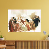 フォン・スポーン男爵夕べ勉強 キャンバスプリント (インサイチュ (リビング))