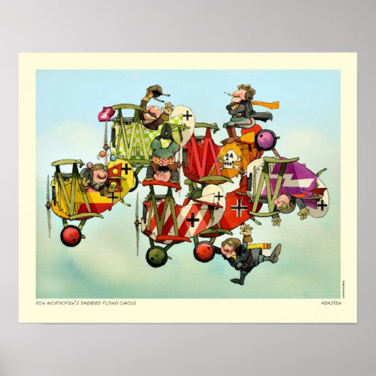 フォン・リッチトフェンの恐ろしいサーカス飛んでいるス ポスター (正面)