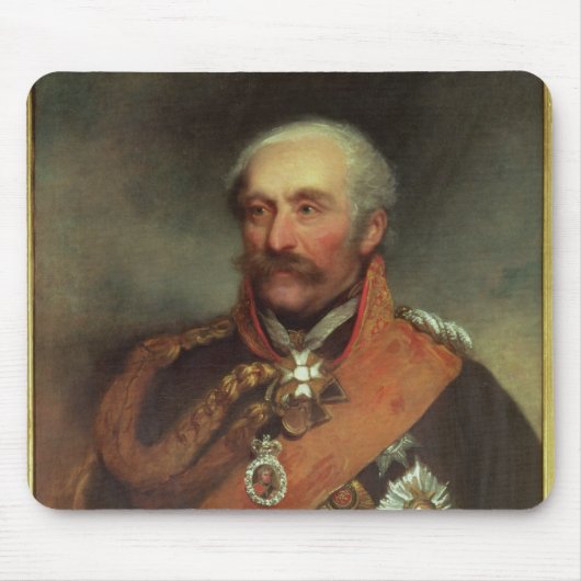 フォンBlucher c.1816陸軍元帥の王子 マウスパッド (正面)