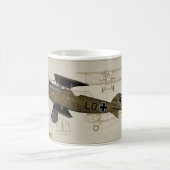 フォンHipple WWI Coffee AlbatrosのLtのコーヒー・マグ コーヒーマグカップ (中央)